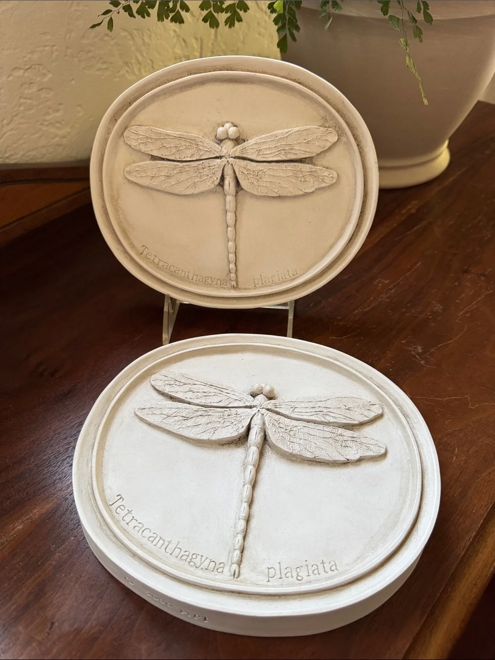 House Parts Inc Dragonfly Plaques Wall Decor One Set of Two (2)